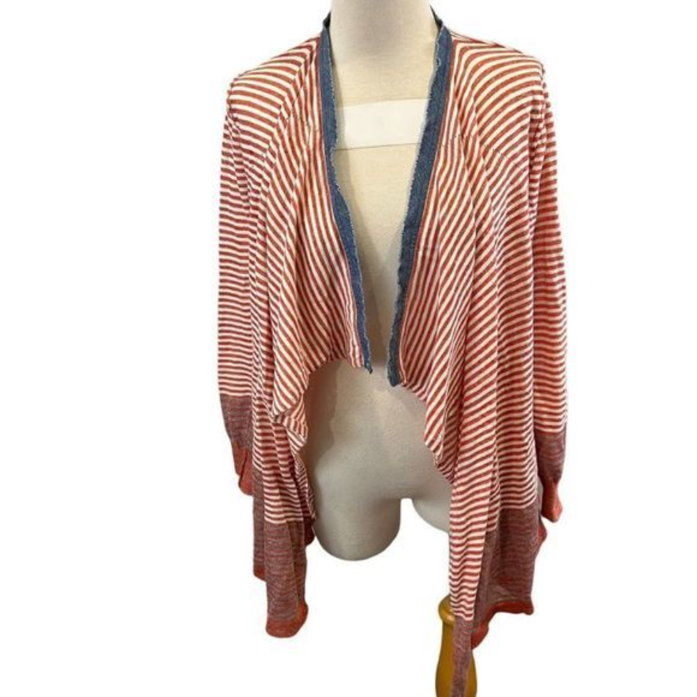 DIESEL‎ Cream Red Striped Cardigan (S)